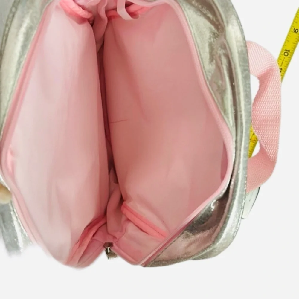 Unicorn Backpack, Size see photos, Pink & Silver